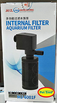 Pettree Aquarium Internal Power Filter MJ-6001 6W